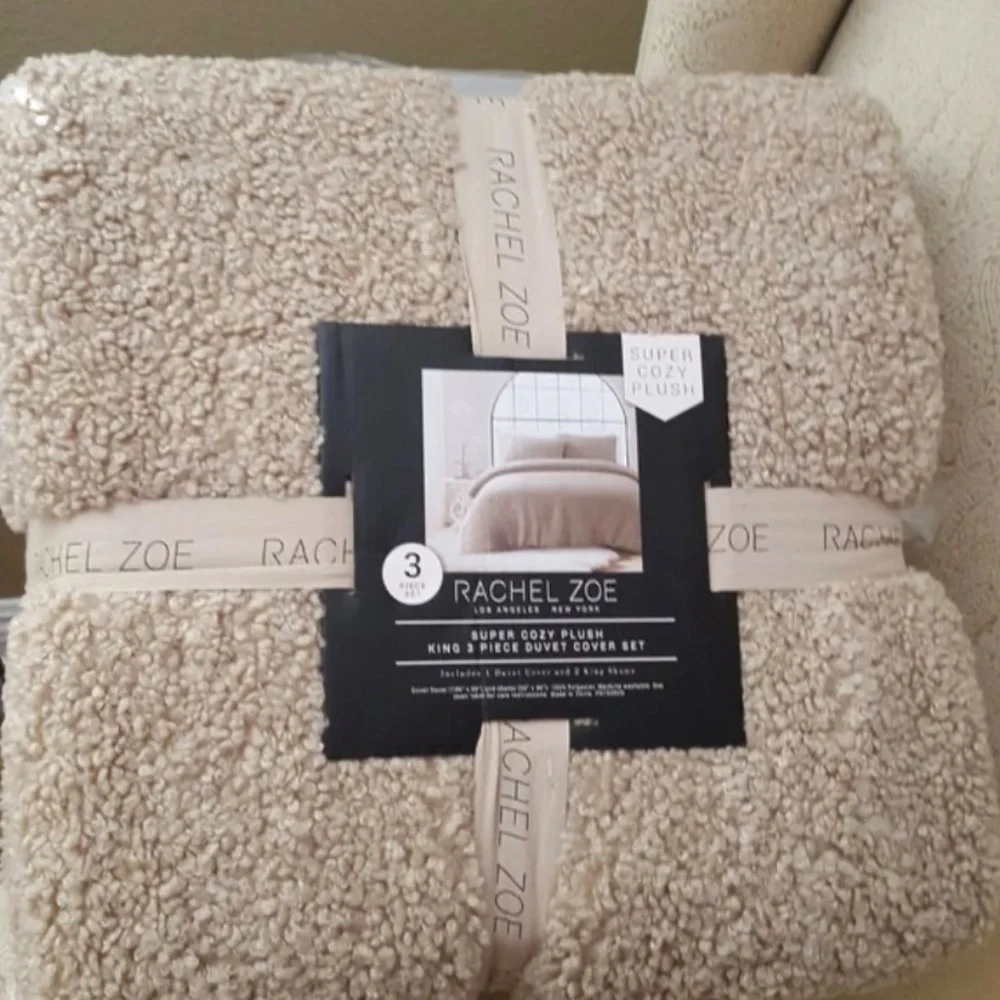 Rachel Zoe King Size Duvet Set New